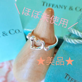 ティファニー(Tiffany & Co.)のほぼ未使用＊美品★ ティファニー オープンハート リング 7号(リング(指輪))