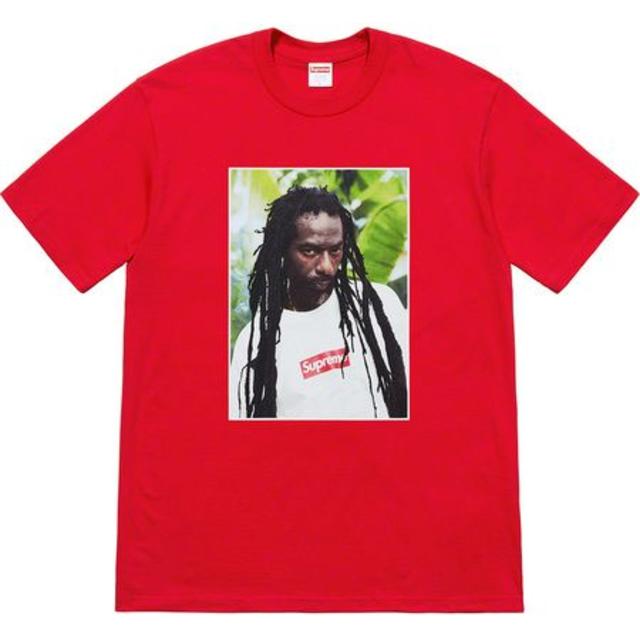 S Supreme Buju Banton Tee Blue 国内正規品Redサイズ