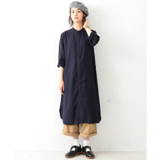 ビームスボーイ(BEAMS BOY)の新品 BEAMS BOY バンドカラーシャツワンピース ジャーナルIENA(ロングワンピース/マキシワンピース)