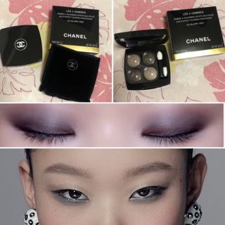 シャネル(CHANEL)のシャネル ★ 新色美品 ★ レ キャトル オンブル 322 ブラーリー グレイ (アイシャドウ)