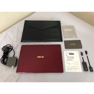 エイスース(ASUS)のZenBook Sシリーズ UX391UA-825R バーガンディレッド(ノートPC)