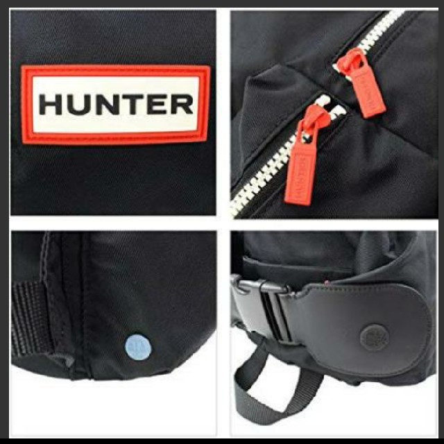 HUNTER(ハンター)の新品本物 ハンター HUNTER ナイロン バックパック 6018(ミニ) 黒 レディースのバッグ(リュック/バックパック)の商品写真