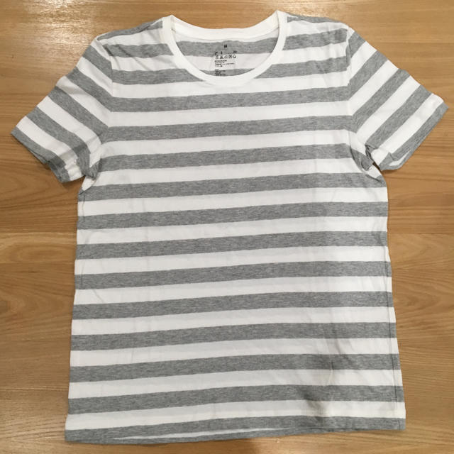 MUJI (無印良品)(ムジルシリョウヒン)の無印良品 ボーダー Tシャツ M レディースのトップス(Tシャツ(半袖/袖なし))の商品写真