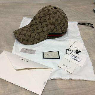 グッチ(Gucci)のGUCCI キャップ ベージュ(キャップ)