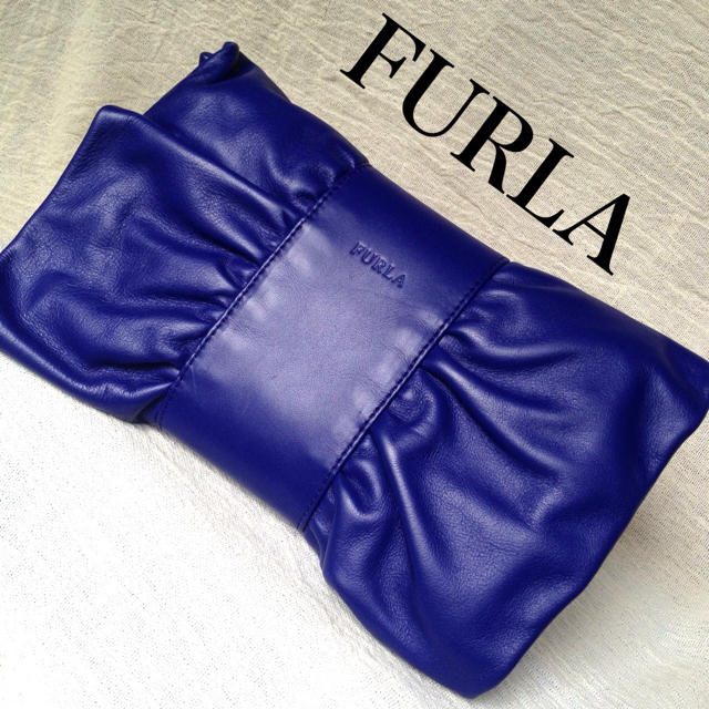 FURLA - フルラ♡リボン型クラッチ♡美品