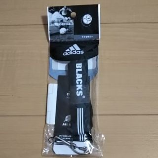 アディダス(adidas)のネックストラップ  アディダス  オールブラックス  モデル(ネックストラップ)