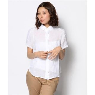 スピックアンドスパン(Spick & Span)のSpick&Span 120%Lino S/SSH 定価16,000円！(シャツ/ブラウス(半袖/袖なし))