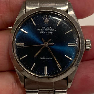 ロレックス(ROLEX)の専用 ロレックス エアキング プレジション 5500 ヴィンテージ 青 ブルー(腕時計(アナログ))