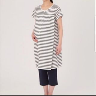 ムジルシリョウヒン(MUJI (無印良品))の無印良品 授乳口付きマタニティ半袖パジャマ(マタニティパジャマ)