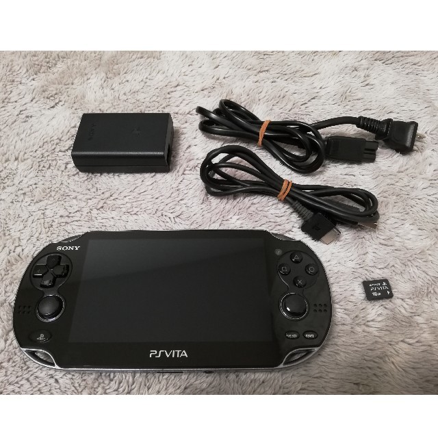 PlayStation Vita - PSVita クリスタル・ブラック 3G/Wi-Fiモデルの