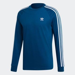 アディダス(adidas)のアディダス オリジナルス ロンT L ネイビー 新品(Tシャツ/カットソー(七分/長袖))