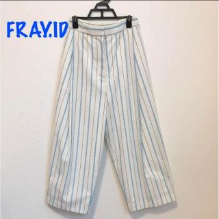 フレイアイディー(FRAY I.D)のFRAY.ID サマーストライプパンツ(カジュアルパンツ)