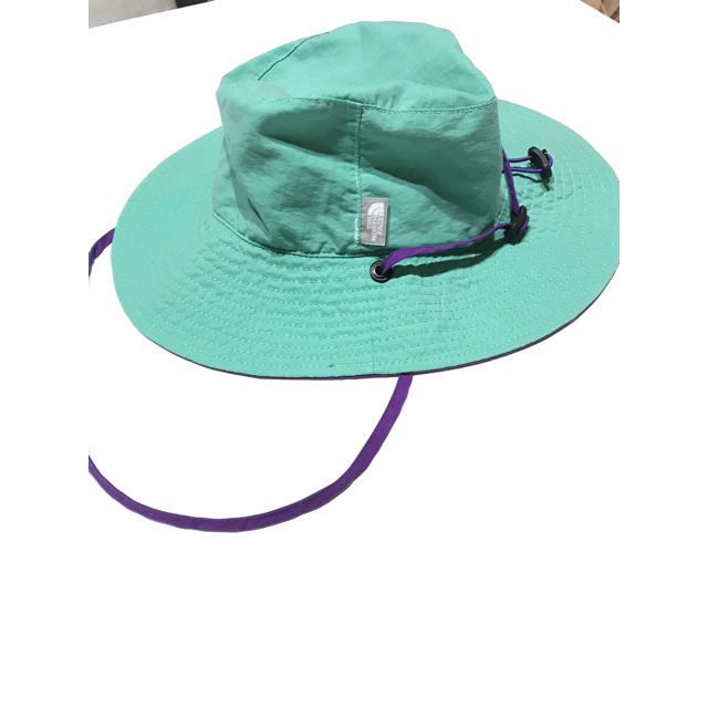 THE NORTH FACE(ザノースフェイス)のノースフェイス ハット リバーシブル  パープル 薄グリーン 帽子 レディース レディースの帽子(ハット)の商品写真