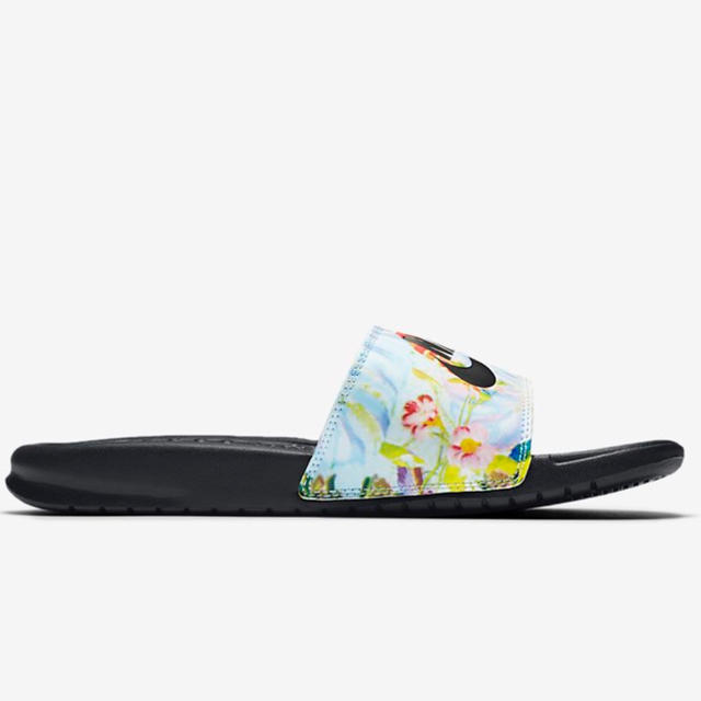 海外限定 NIKE WMNS BENASSI JDI PRINT 花柄 27cm