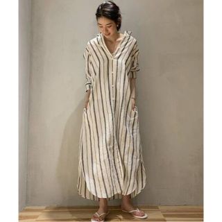 プラージュ(Plage)のPlage  Linen シャツワンピース(ロングワンピース/マキシワンピース)