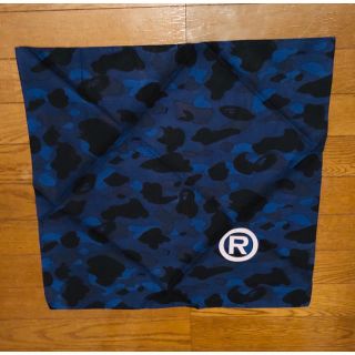 アベイシングエイプ(A BATHING APE)の未使用品 コレクション品 希少 レア BAPE エイプ ビッグ バンダナ 限定品(バンダナ/スカーフ)