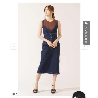 ジルバイジルスチュアート(JILL by JILLSTUART)のジルバイジルスチュアート お値下げ♪   ビヨンドデニム  ワンピース(ひざ丈ワンピース)