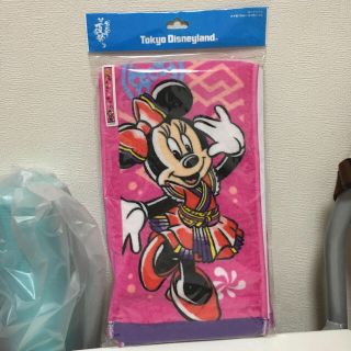 ディズニー(Disney)の【新品未開封】ディズニーランド・ロングタオル(キャラクターグッズ)