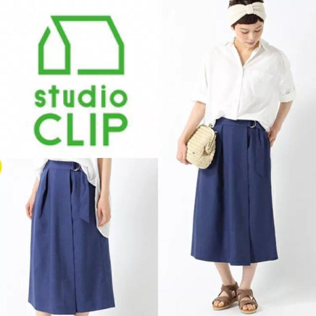 STUDIO CLIP(スタディオクリップ)の巻きスカートのようなパンツ レディースのパンツ(カジュアルパンツ)の商品写真