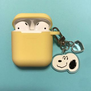 スヌーピー(SNOOPY)のAirpods ケース スヌーピー iPhone(ヘッドフォン/イヤフォン)