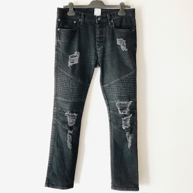 Stampd' LA(スタンプドエルエー)のGAP x STAMPD Black Moto Distressed Jeans メンズのパンツ(デニム/ジーンズ)の商品写真