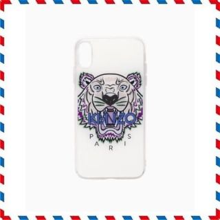 ケンゾー(KENZO)の★新品 【KENZO】iPhoneXS/Xケース　ホワイト(iPhoneケース)