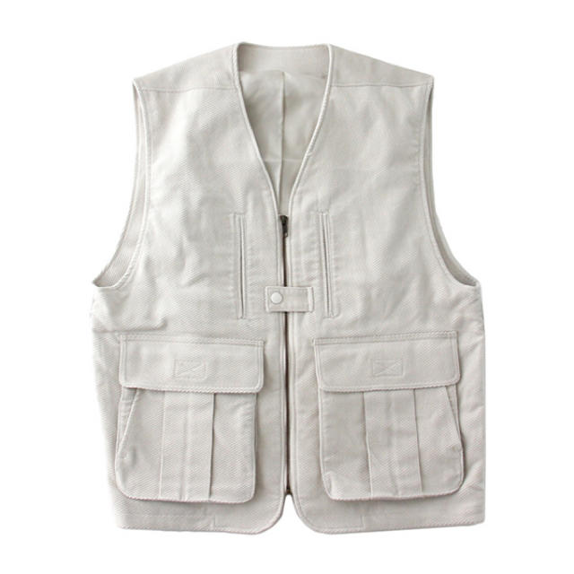 Name. CORDUROY UTILITY VEST BLUE GRAY 0 - ベスト