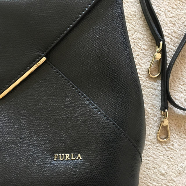 FURLA　ケリス　レターバッグ　トートバッグ　黒