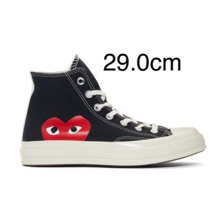 コムデギャルソン(COMME des GARCONS)のConverse Edition ブラック ハーフ ハート Chuck 70(スニーカー)