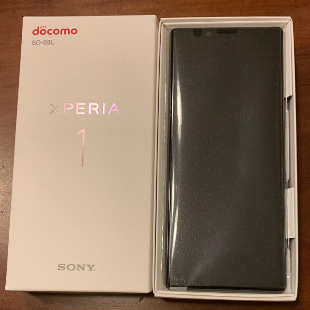 Xperia 1 ブラック SO-03L ドコモ 新品 simロック解除済