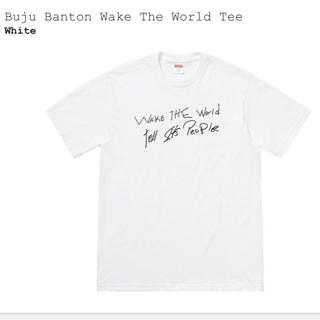 シュプリーム(Supreme)のSupreme Buju Banton Wake the world tee(Tシャツ/カットソー(半袖/袖なし))