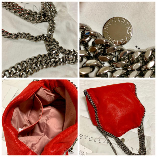 超美品☆ステラマッカートニー☆ファラベラタイニーバック☆レッド
