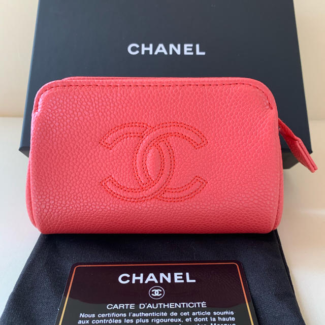 CHANEL(シャネル)の★定価以下★新作 CHANEL シャネル コスメポーチ ピンク レディースのファッション小物(ポーチ)の商品写真