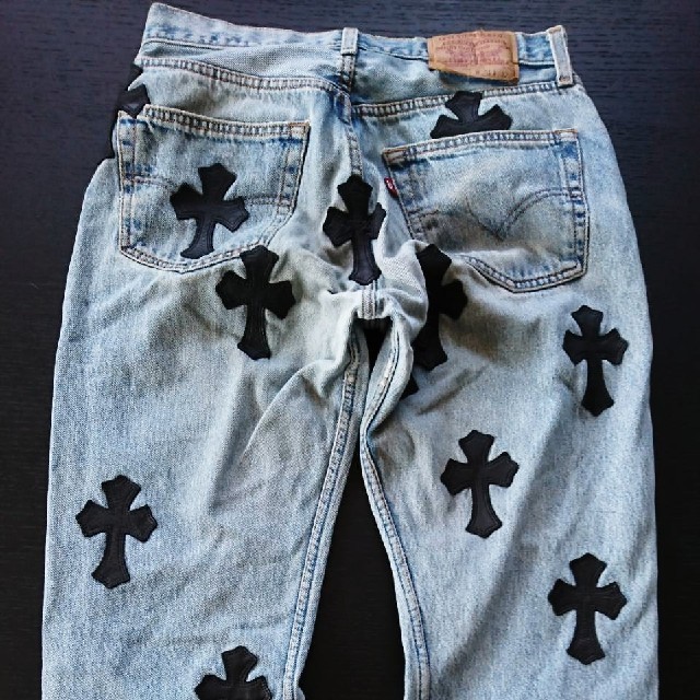 Chrome Hearts(クロムハーツ)の超希少！ Levi's 501 クロムハーツ デニム ジーンズ メンズのパンツ(デニム/ジーンズ)の商品写真