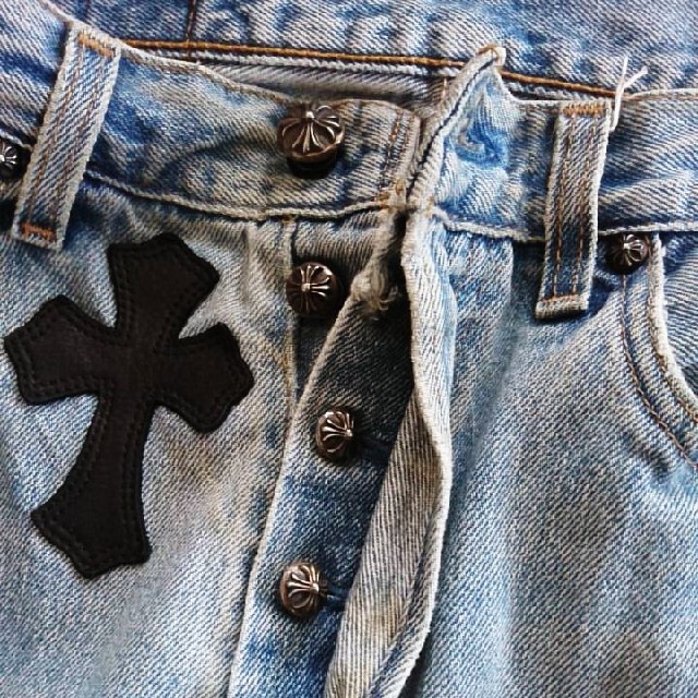 Chrome Hearts - 超希少! Levi's 501 クロムハーツ デニム ジーンズの