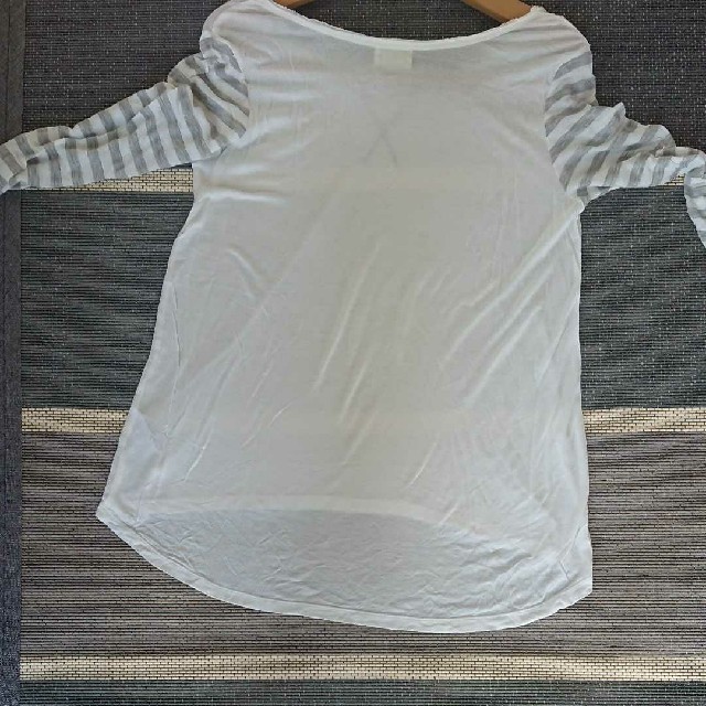 Ungrid(アングリッド)の【未使用】Ungrid ボーダーロングTシャツ レディースのトップス(Tシャツ(長袖/七分))の商品写真
