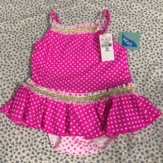 ジンボリー(GYMBOREE)の【のん様専用】【新品タグ付】チルドレンズプレイスドットワンピース水着3Tライクラ(水着)