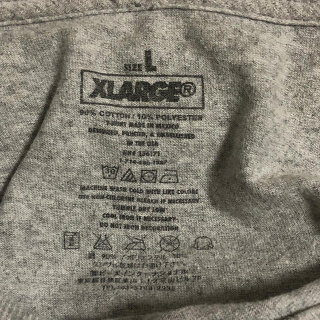 XLARGE(エクストララージ)の【処分特価】XLARGE Tシャツ Lサイズ メンズのトップス(Tシャツ/カットソー(半袖/袖なし))の商品写真