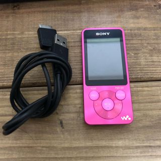 ウォークマン(WALKMAN)のSONY walkman NW-S784 8GB ピンク 専用USBケーブル付き(ポータブルプレーヤー)