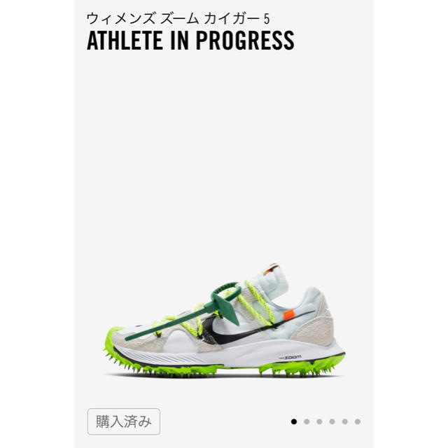 27.5 OFF-WHITE NIKE ズーム テラ カイガー5