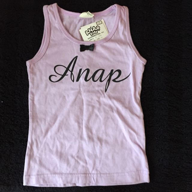 ANAP Kids(アナップキッズ)のANAPタンクトップ キッズ/ベビー/マタニティのキッズ服女の子用(90cm~)(Tシャツ/カットソー)の商品写真