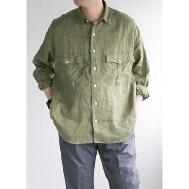 PORTER - 新品未使用 ポータークラシック ロールアップシャツ リネン