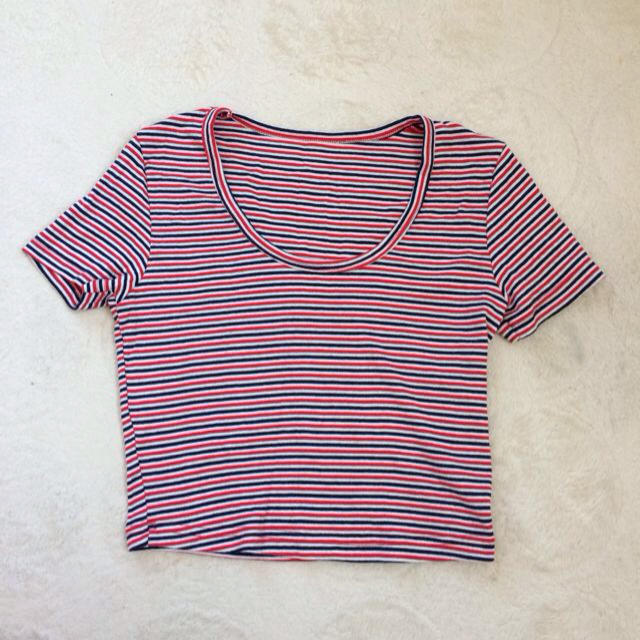 American Apparel(アメリカンアパレル)のアメアパクロップドトップス レディースのトップス(Tシャツ(長袖/七分))の商品写真