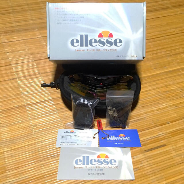 ellesse(エレッセ)のellesseエレッセスポーツサングラス偏向グラスアウトドア紫外線対策眼球保護  メンズのファッション小物(サングラス/メガネ)の商品写真