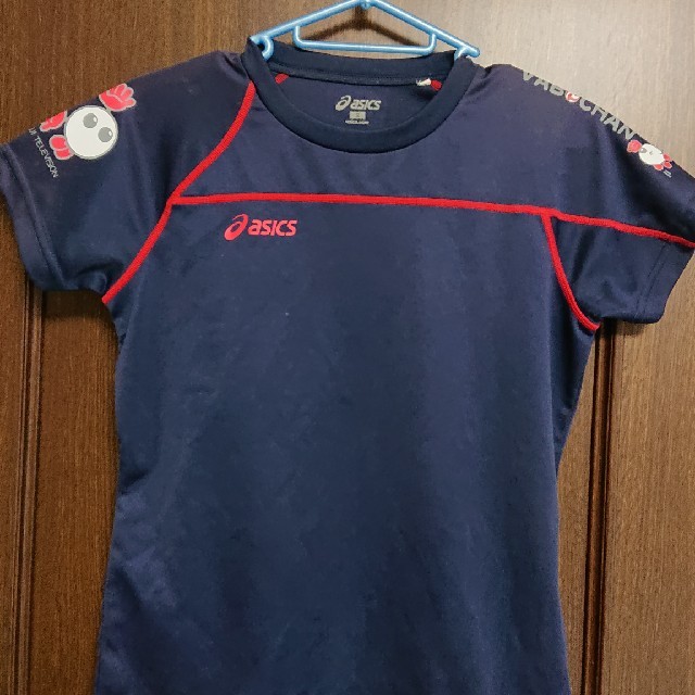 asics(アシックス)のasics Tシャツ sizeS レディースのトップス(Tシャツ(半袖/袖なし))の商品写真