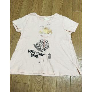 ザラキッズ(ZARA KIDS)の【美品】zara girls  Tシャツ サイズ110(Tシャツ/カットソー)