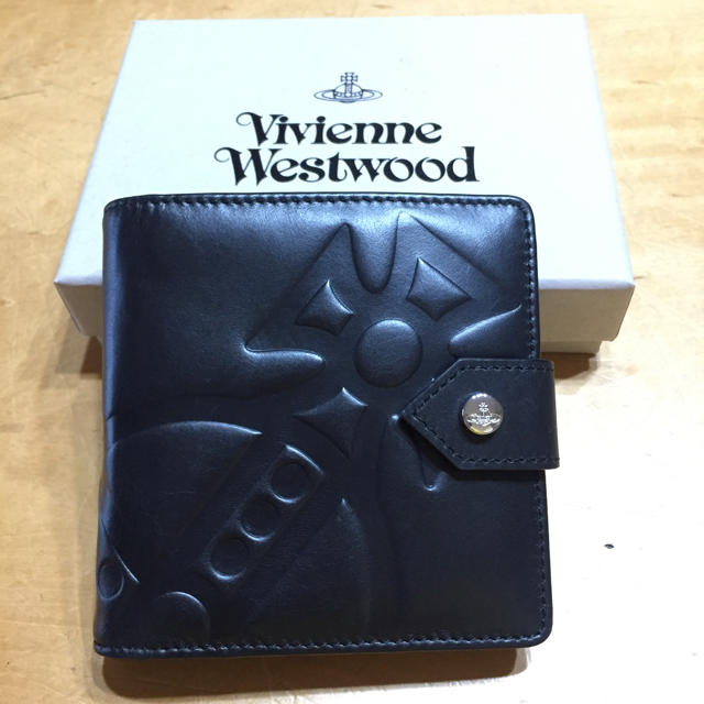 Vivienne Westwood(ヴィヴィアンウエストウッド)のVivienne Westwood  メンズ財布 型押し 二つ折り財布 メンズのファッション小物(折り財布)の商品写真