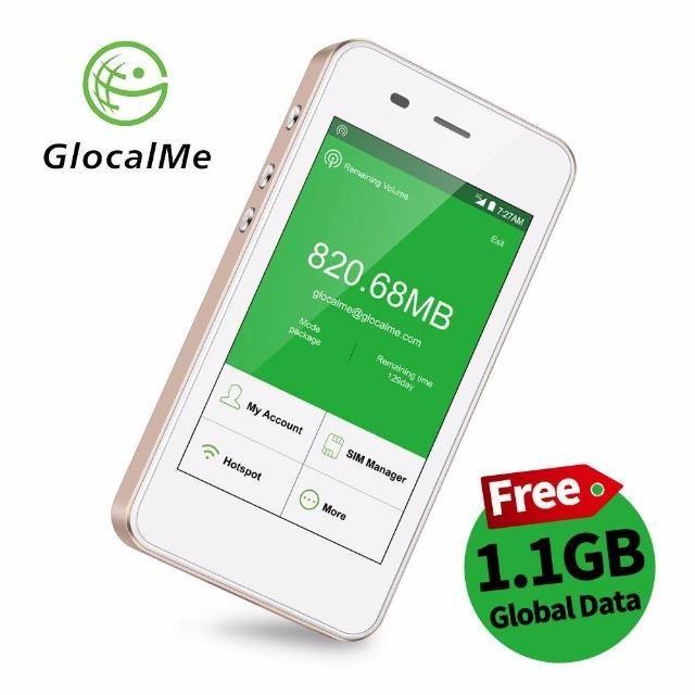 新品未開封・GlocalMe G3 モバイルWiFiルーター/ゴールド