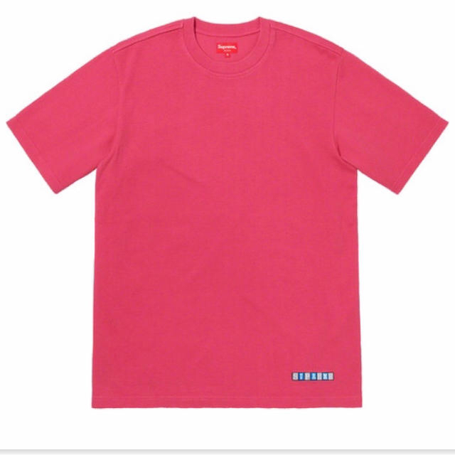 Supreme 19ss Waffle S/S Top Magenta S