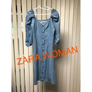 ザラ(ZARA)のZARA WOMAN ワンピース お値下げ(ひざ丈ワンピース)